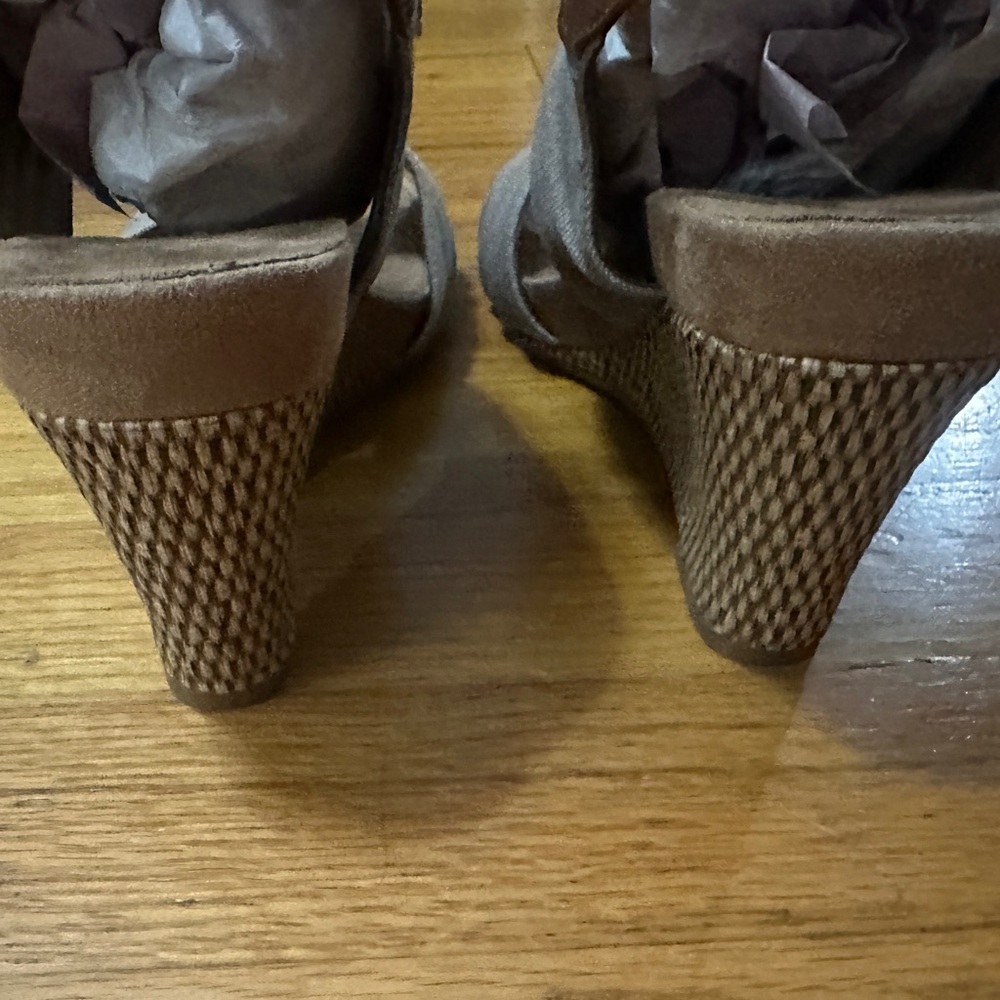 Aerosoles A2 size 8.5 wedge sandal’s NEW in box!! 8 1/2  ‘Unique Comfort system’ - Picture 4 of 7